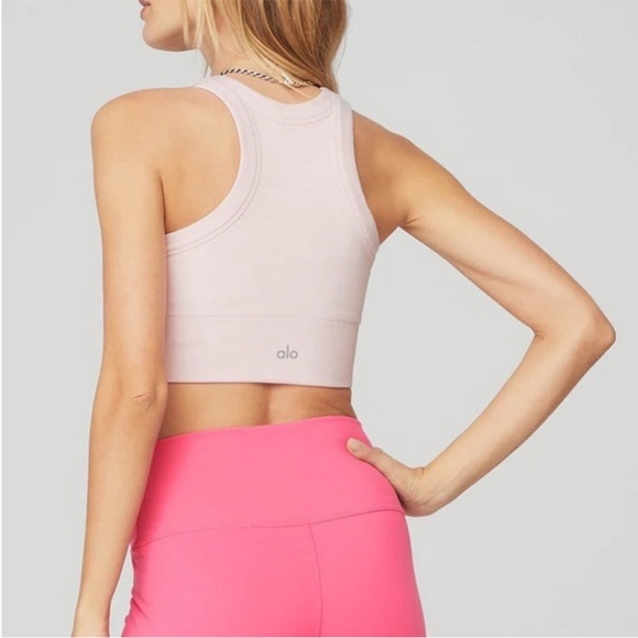 ALO Seamless Delight High Neck Bra XS - Picture 2 of 6